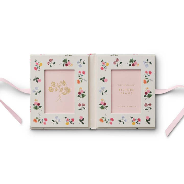 Rifle Paper Co Folio Paper Wrapped Picture Frame - Ditsy Dahlia