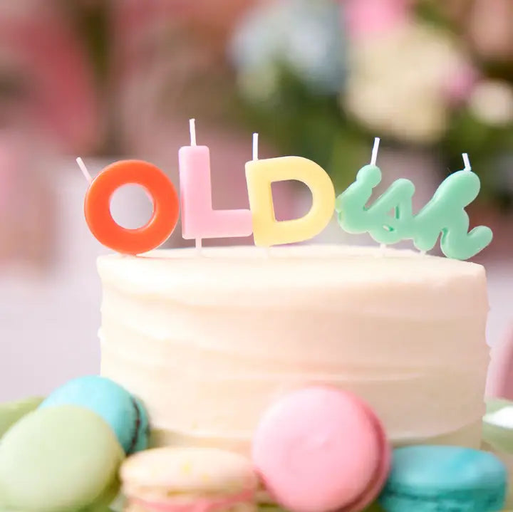 Oldish Birthday Candle