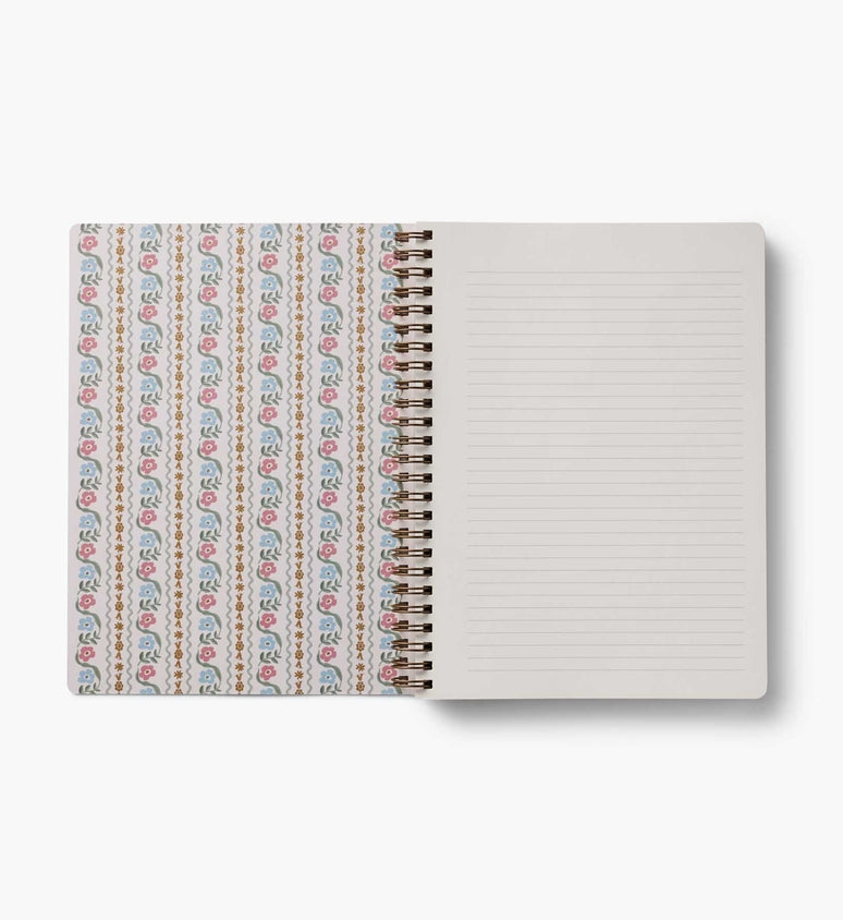 Rifle Paper Co Spiral Notebook - Delphine