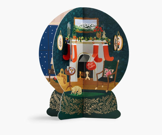 Rifle Paper Co Advent Calendar - Snow Globe