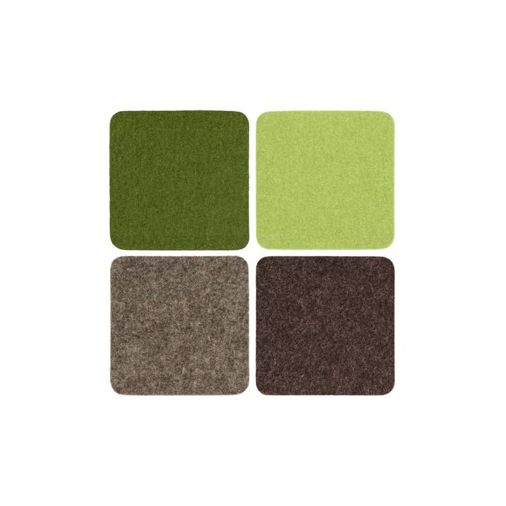 Graf Square Coaster Pack - Forest