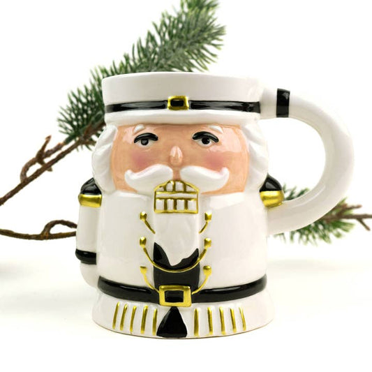 Nutcracker Mug - White