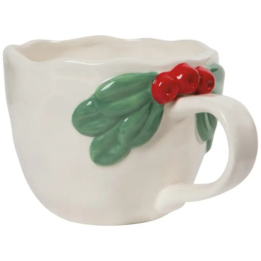 Mistletoe Mug - White