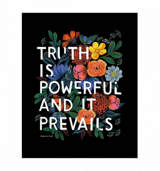 Rifle Paper Co 8x10 Art Print - Truth Quote