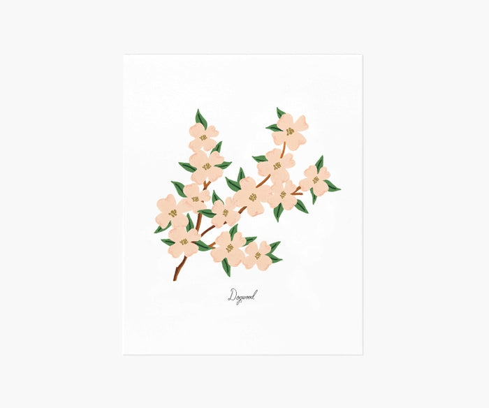 Rifle Paper Co 8x10 Art Print - Dogwood