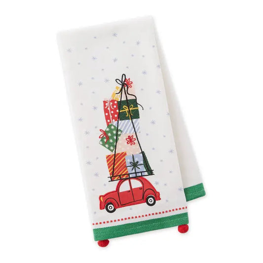 Holiday Hustle Tree Tea Towel