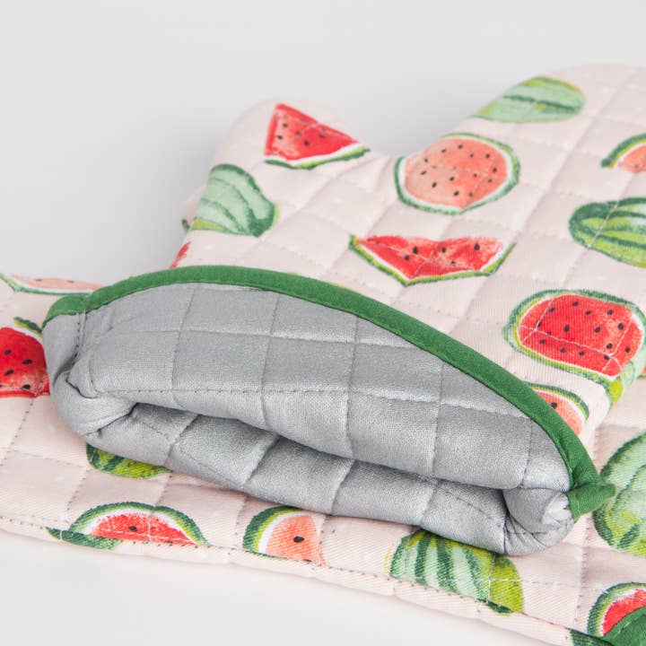 Pot Holder Oven Mitt Set - Watermelon