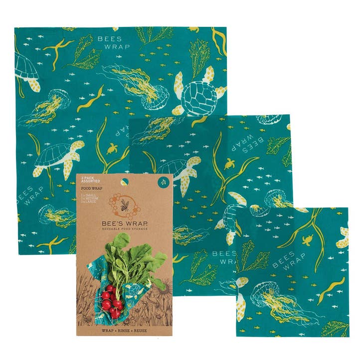 Bee's Wrap Oceans Assorted 3-Pack