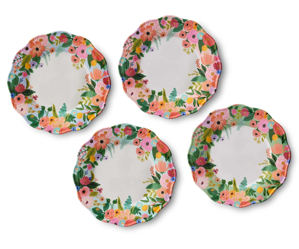 Rifle Paper Co Melamine Dinner Plate Set - Garden Party