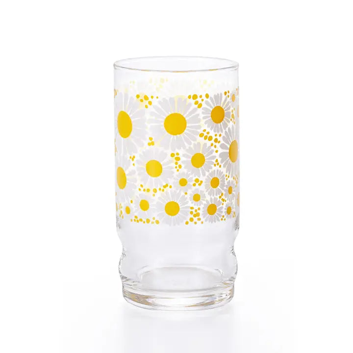 Retro Juice Glass - Daisy Bloom