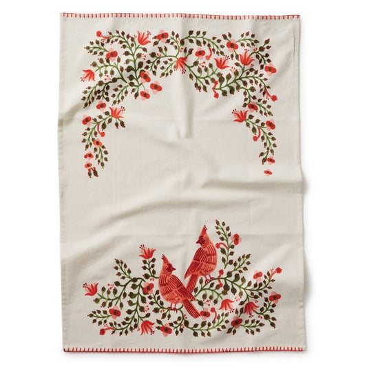 Rifle Paper Co Tea Towel - Cardinals
