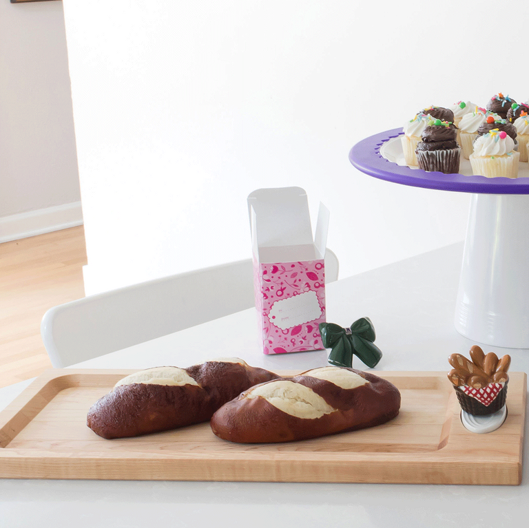 Nora Fleming Maple Bread Board