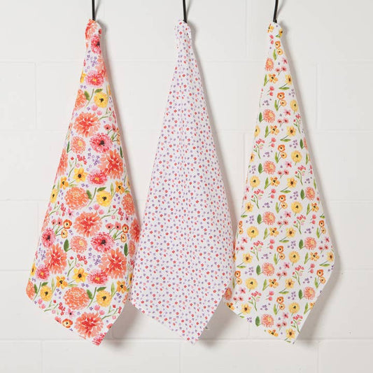 Bakers Floursack Set - Cottage Floral