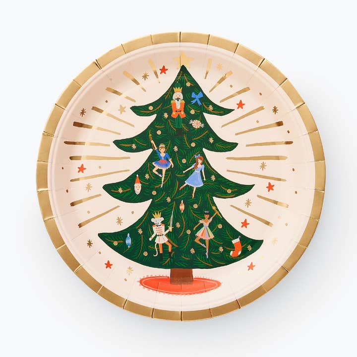 Rifle Paper Co Large Paper Plate - Nutcracker