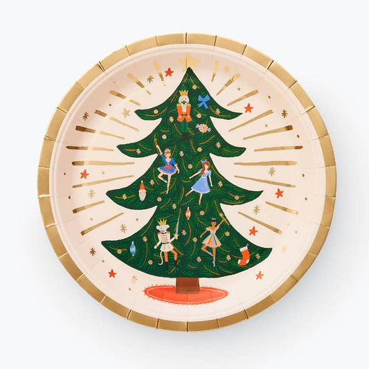 Rifle Paper Co Large Paper Plate - Nutcracker