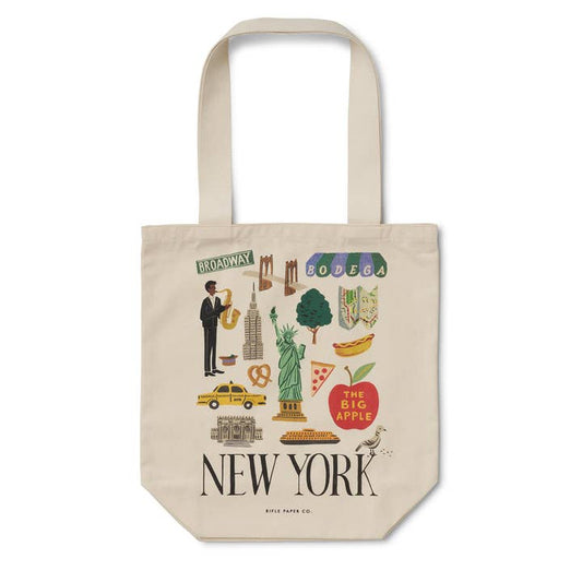 Rifle Paper Co Canvas Tote Bag - New York