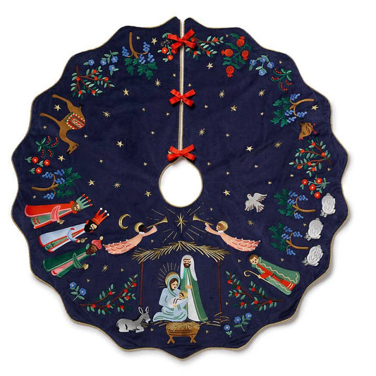 Rifle Paper Co Tree Skirt - Nativity