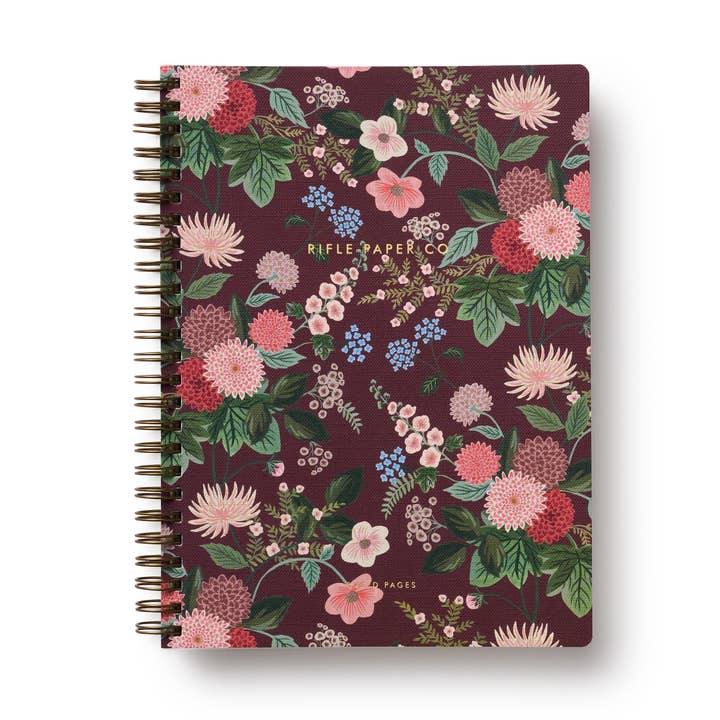 Rifle Paper Co Spiral Notebook - Dahlia