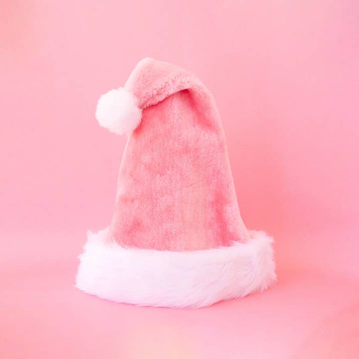 Luxe Santa Hat - Pink