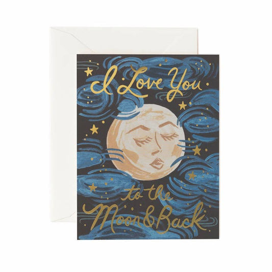 Rifle Paper Co Card - To The Moon and Back