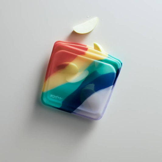 Stasher Sandwich Bag - Rainbow Splash