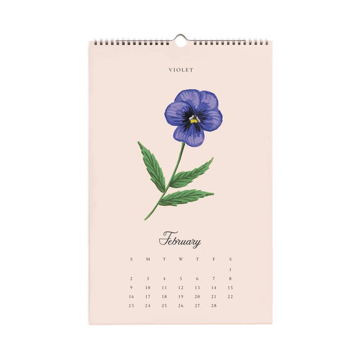 Rifle Paper Co 2025 Wall Calendar - Say It With Flowers