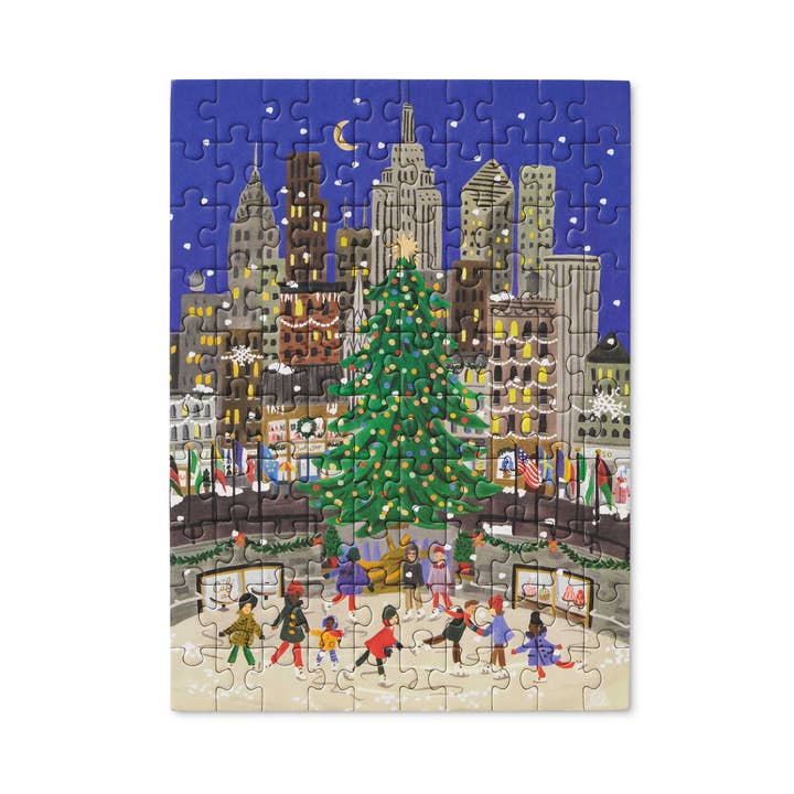 Rifle Paper Co Mini Puzzle - Nutcracker On Ice