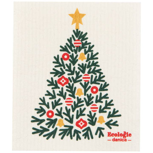 Swedish Dishcloth - Festive Fir
