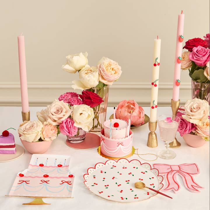 Cherry Table Candles