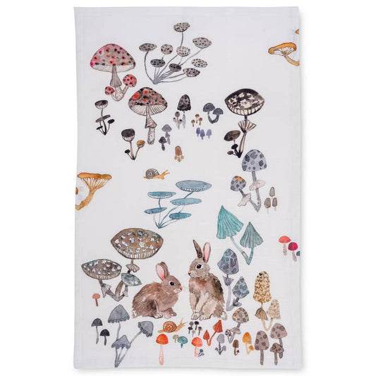 Field Bunnies Tea Towel