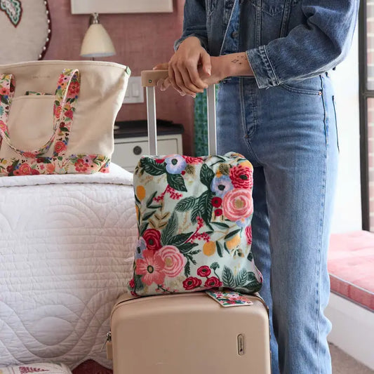 Rifle Paper Co Travel Fleece Blanket - Garden Party