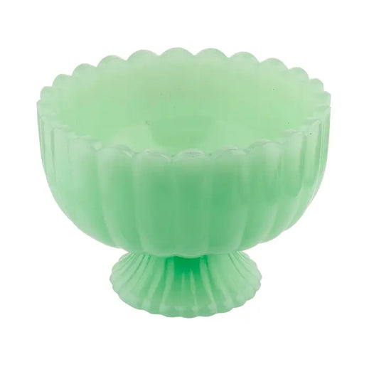 Jadeite Glass Sundae Dish