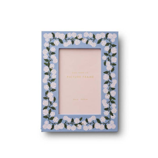 Rifle Paper Co 4x6 Paper Wrapped Picture Frame - Hydrangea