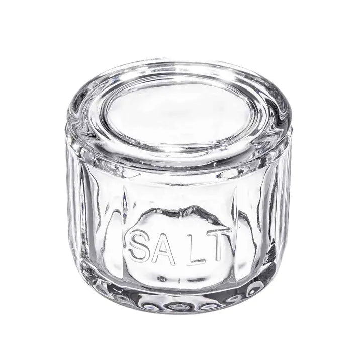 Glass Salt Cellar with Lid