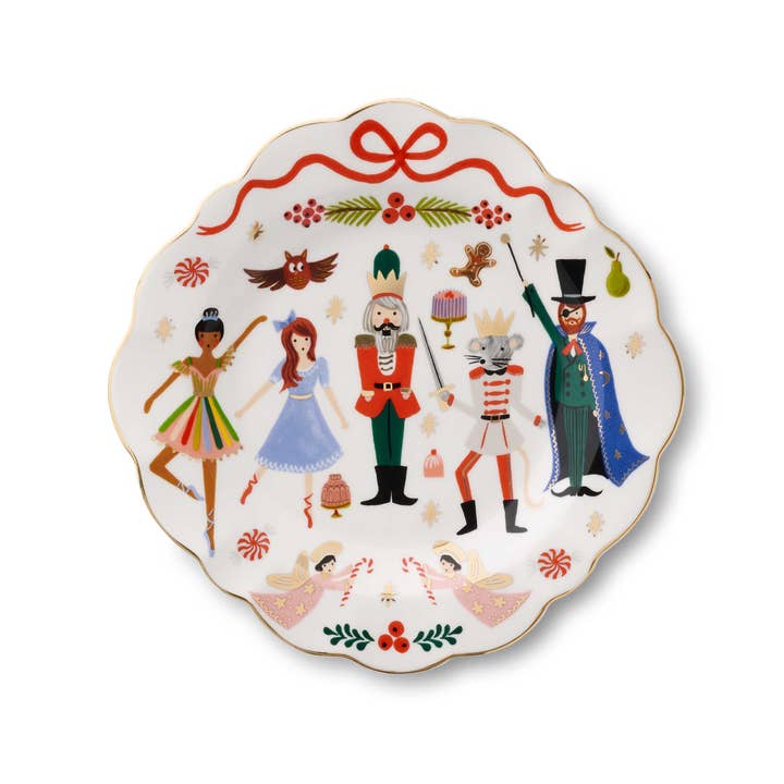 Rifle Paper Co Dessert Plate Set - Nutcracker