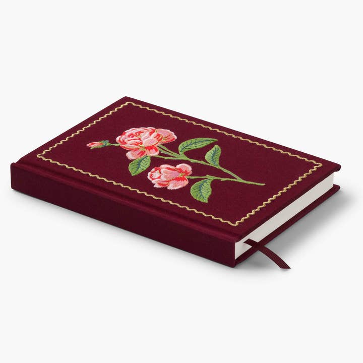 Rifle Paper Co Embroidered Journal - Roses