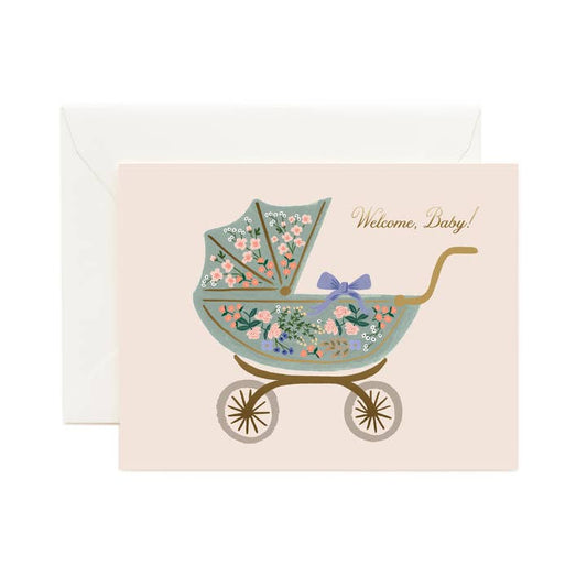 Rifle Paper Co Card - Floral Pram