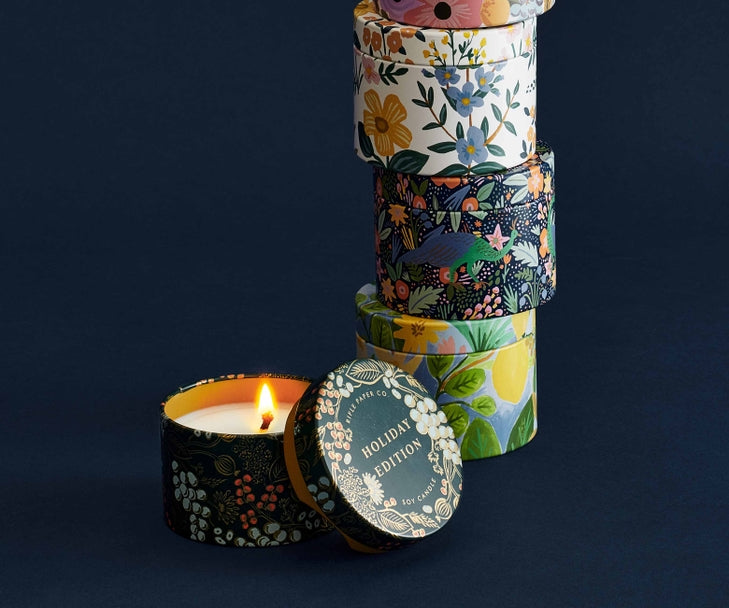 Rifle Paper Co Tin Candle - Holiday Edition