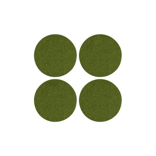 Graf Round Coaster Pack - Loden Green