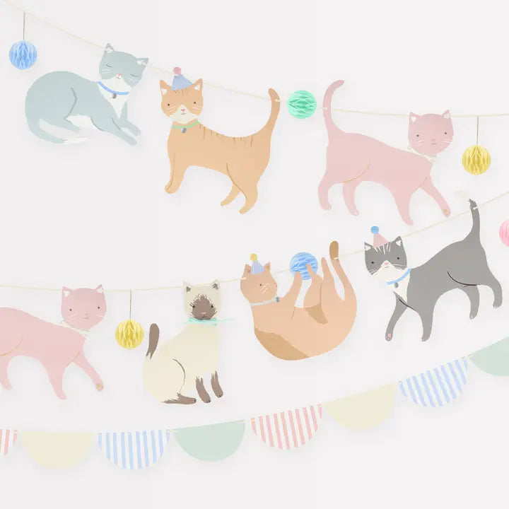 Cute Kittens Garland Set