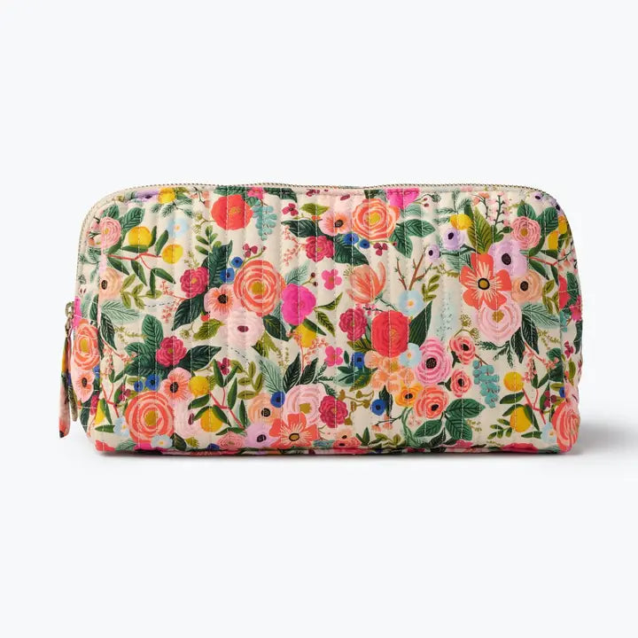 Rifle Paper Co Quilted Large Cosmetic Pouch - Garden Party