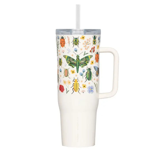Rifle Paper Co x Corkcicle Cruiser - Curio Cream