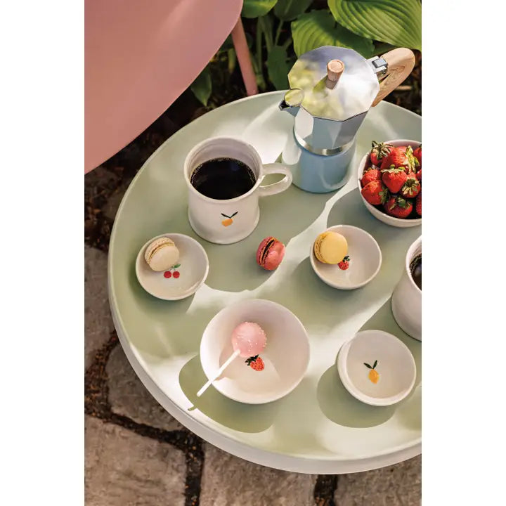 Strawberry Embossed Pinch Bowl