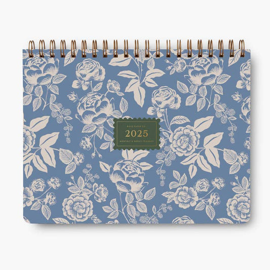 Rifle Paper Co 2025 12-Month Top Spiral Planner - Blossom