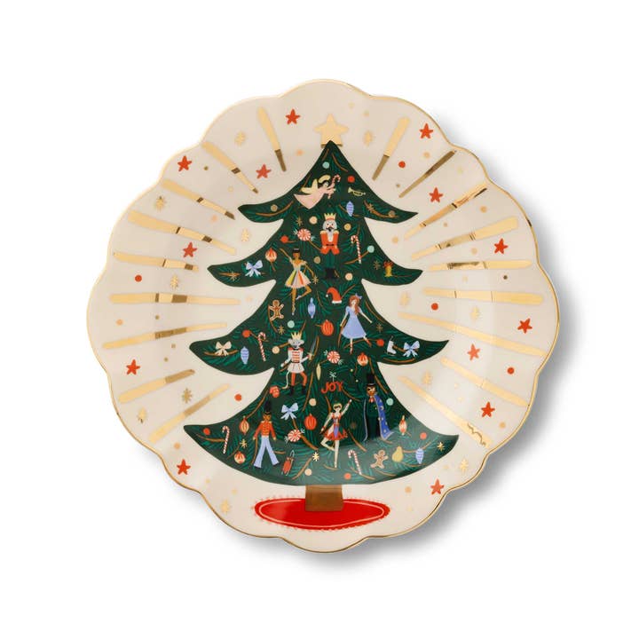 Rifle Paper Co Dessert Plate Set - Nutcracker