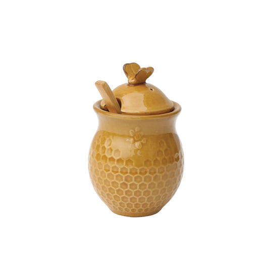 Honey Jar with Honey Dipper