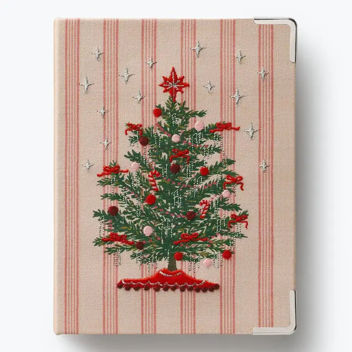 Rifle Paper Co Embroidered Small Photo Album - Tinsel Tree