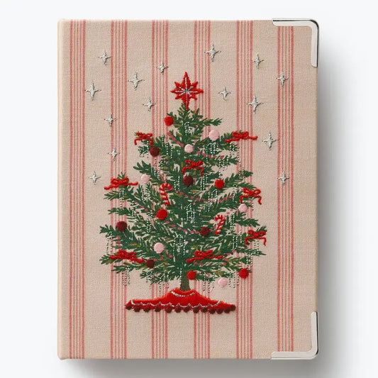 Rifle Paper Co Embroidered Small Photo Album - Tinsel Tree