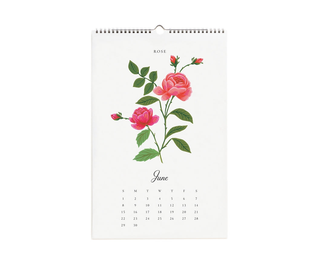 Rifle Paper Co 2025 Wall Calendar - Say It With Flowers