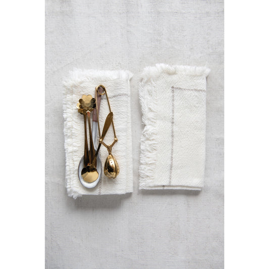 Cotton Napkin Set - Fringe